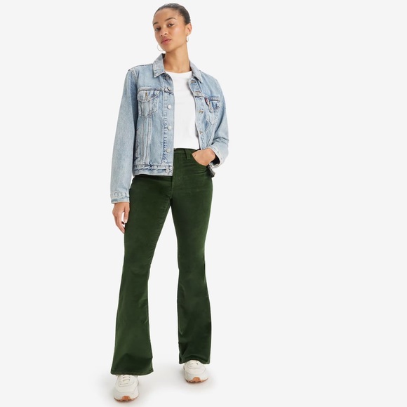 NWT Levi 726 high rise flare corduroy pants - Picture 4 of 11